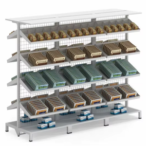 Étagères d'hôpital en acier de conception moderne personnalisée étagère de supermarché étagère en métal d'épicerie pour gondole de stockage médical - Product Image 1
