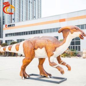 Manège interactif Dinosaure Carnotaurus pour centres commerciaux, Dinosaure animatronique avec rugissement réaliste - Product Image 4