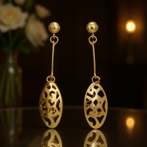Pendientes de Aro Geométricos Chapados en Oro, de Aleación, para Mujer, de Moda, con Clip, Joyería para Fiesta, Pendientes de Declaración Modernos - Product Image 2