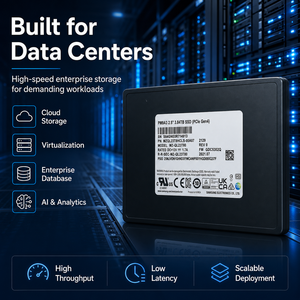 Samsung PM9A3 MZQL23T8HCLS-00A07 3.84TB Enterprise U.2 NVMe SSD 2.5" PCIe Gen4 X4 V-NAND TLC 6800MB/s - Product Image 4