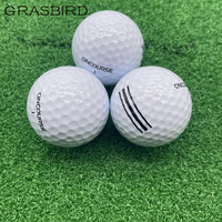 Balles de golf blanches à prix avantageux, balles professionnelles à 4 couches avec logo personnalisé