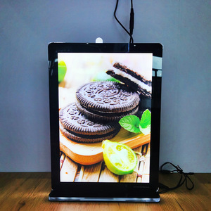 Led chiếu sáng A4/A5/<span class=keywords><strong>A6</strong></span> <span class=keywords><strong>mini</strong></span> hộp đèn Hợp kim nhôm máy tính để bàn Acrylic hiển thị với khung nhôm - Product Image 2