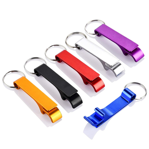 Herramientas de barra, 6 uds., abridor de botellas de vino personalizado de aluminio colorido, llavero de Metal, abridor de botellas, latas, refrescos, bebidas, cerveza, Abrebotellas - Product Image 1