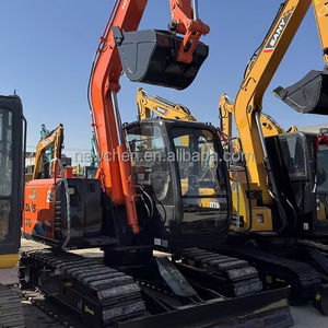 Mini-excavatrice haute performance Hitachi ZX70 7 tonnes Moteur d'origine Boîte de vitesses Pompe PLC Roulement 95% Neuf d'occasion Certifié CE/EPA - Product Image 1