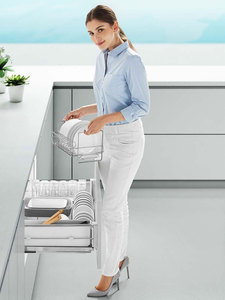 Gris foncé Armoires de Cuisine Fabricant Professionnel Vitrées Armoires - Product Image 3