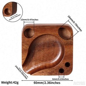 Mini Portable Custom Wood Rolling Tray Wooden Rolling Tray <b>Herb</b> Spices Smoking Tray - Product Image 3