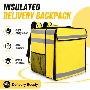 Mochila Térmica Impermeable para Entrega de Alimentos con Logotipo Personalizado, Bolsa de Pizza Reflectante para Motociclistas, Venta al Por Mayor - Product Image 4