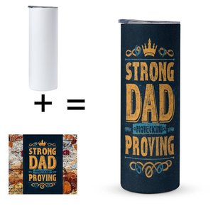 Vaso Térmico de Acero Inoxidable Strong Dad Proving de 20oz con Aislamiento al Vacío y Diseño Personalizado - Product Image 5