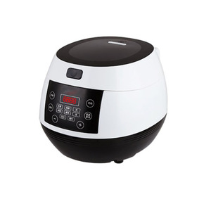 Cuisinière à riz numérique intelligente 3L avec contrôle du minuterie numérique, cuve antiadhésive, cuisson rapide, design cylindrique, mini-riz pour 1 personne - Product Image 1