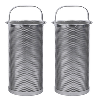 Filtro de filtro de cesta en línea de malla 100 personalizado LIANDA, venta directa de fábrica, componentes de núcleo de motor SUS 304/316/316L, 1 año