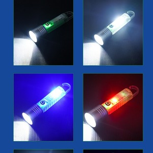 Linterna de 5 LED con Luz Blanca, Llavero con Linterna, Imán, Aleación de Aluminio, Portátil, para Uso en Exteriores, Funciona con Pilas AAA - Product Image 4