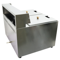 Friteuse de poulet frits à gaz de cuisine approuvée CE Friteuse commerciale de restaurant de restauration rapide KFC