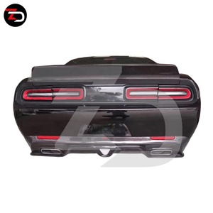 Alerón Trasero de Fibra de Carbono Estilo ZD de Buena Calidad para <span class=keywords><strong>Dodge</strong></span> Challenger <span class=keywords><strong>Hellcat</strong></span>, Modelos 2015 a 2020 - Product Image 2