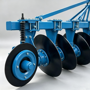 Charrue à disques unidirectionnelle à double montage 3 points, robuste, pour tracteurs de 100-140 CV, pour labour agricole - Product Image 5
