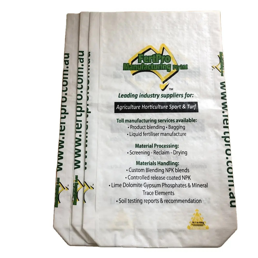 Влагостойкий 25 кг БОПП ламинированный мешок с квадратным дном джутовые полипропиленовые тканые мешки для упаковки крахмала пшеничной муки