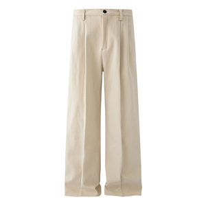 Pantalon de <span class=keywords><strong>costume</strong></span> pour <span class=keywords><strong>homme</strong></span> à taille haute et coupe droite, personnalisé, tendance et décontracté, idéal pour les trajets quotidiens WX751115 HHJ - Product Image 6