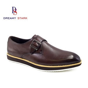 Chaussures habillées classiques pour hommes, faites à la main, de haute qualité, en PU, avec boucle, logo personnalisé, marque originale, chaussures habillées et oxfords - Product Image 1