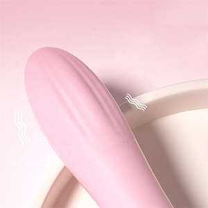 USB Rechargeable 10-Vibration Waterproof Silicone Heating Wand Massage <strong>Double</strong>-<strong>Head</strong> G-Spot Vibrator <strong>Dildo</strong> - Product Image 6