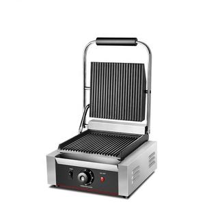 Plaque de pressage unique commerciale gril à <span class=keywords><strong>panini</strong></span> électrique professionnel <span class=keywords><strong>presse</strong></span> à <span class=keywords><strong>panini</strong></span> gril Sandwich commercial électrique avec rainure - Product Image 4