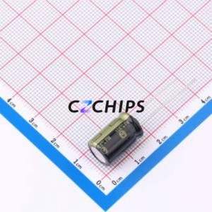 ตัวเก็บประจุอิเล็กโทรไลต์อะลูมิเนียมแบบ Through-Hole รุ่น EEU-FM1V331 ขนาด D10xL16 มม. 330uF 20% 35V 1.253A-120Hz - Product Image 2