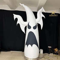 Nouveau design 2026 : Ballon fantôme gonflable amusant pour la décoration de jardin et de patio, décoration gonflable populaire pour Halloween