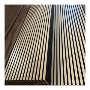 Panneau Acoustique Mural Moderne en MDF – Isolation Sonore en Bois Direct Usine pour Hôtels, Appartements et Hôpitaux - Product Image 1