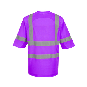 Camisa de Seguridad de Alta Visibilidad, Certificada ANSI/ISEA 107 Clase 2/3, Ropa de Trabajo Reflectante de Poliéster Resistente para Hombre - Product Image 5