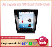 Écran Tesla Krando 12,1'' pour Jaguar XK XKR XKS 2006-2013, unité principale Android, navigation automobile, CarPlay sans fil intégré, GPS