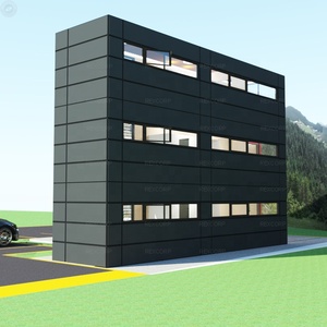 По индивидуальному заказу 3 этажная современная роскошная контейнер студия новый модульный жилой дом на продажу - Product Image 3