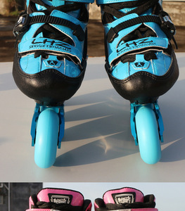 Pattini <span class=keywords><strong>a</strong></span> <span class=keywords><strong>rotelle</strong></span> scarpe basse per bambini professionali in fibra di carbonio - Product Image 4