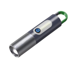 Lampe de poche LED XHP50 super lumineuse, portative et rechargeable, peut être utilisée comme phare de vélo, torche à zoom - Product Image 1