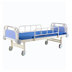 Cama de Hospital Manual Lechi con Estructura de Hierro y ABS, Ruedas Silenciosas, para Uso Hospitalario y Cuidado General de Pacientes - Product Image 4