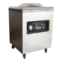 WL DZ-420/2D Machine à sceller sous vide électrique semi-automatique numérique en acier inoxydable 201 pour aliments, petite taille, vente chaude, usage commercial