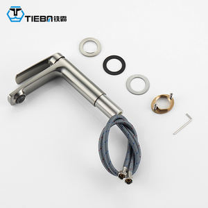 <span class=keywords><strong>Robinet</strong></span> <span class=keywords><strong>Turbo</strong></span> K1 Kaiping Wenzhou Sanitary Ware, <span class=keywords><strong>robinet</strong></span> de salle de bain en laiton nickel brossé, montage sur plan, haute <span class=keywords><strong>pression</strong></span> - Product Image 4