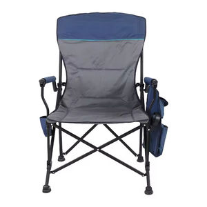 Silla plegable gigante de acero plegable, silla grande de 500 libras, silla de camping de gran tamaño para exteriores - Product Image 1