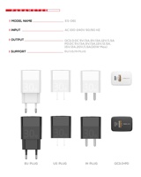 Adaptateur secteur USB-C 33W PPS, chargeur mural rapide avec prise en charge VOOC/PD/QC3.0 pour appareils mobiles