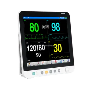 Factory Supply Oem Vital Signs Ecg Sensor 15 Inch Ambulance Monitor