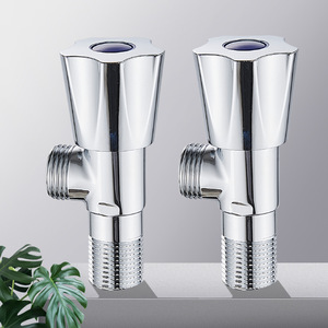 Robinet d'angle Manyo 4 points, filetage mâle, acier inoxydable, pour chauffe-eau de toilette, modèle 6028 - Product Image 1