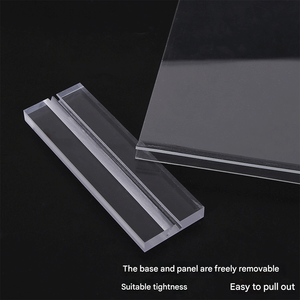 ป้ายอะคริลิคใสแบบตั้งได้สำหรับใส่ในงานแต่งงานป้ายตั้งได้มีสองด้านใส่ได้ในงานแต่งงาน - Product Image 4