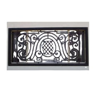 Grande demande Cadre en fer moderne Fenêtre en fer en acier Grille infrarouge Design