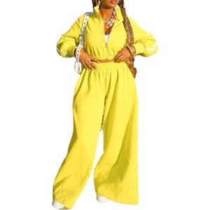 Ensemble polaire 2 pièces personnalisé pour femme 2026 – Haut zippé à manches longues et pantalon droit ample – Tenue décontractée de sport - Product Image 2