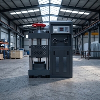 Machine entièrement automatique pour essai de compression du béton, appareil de test de résistance à la compression du béton, prix de la machine d'essai de cubes de béton