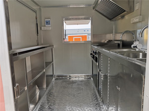 Proveedores Europeos Utilizan Camiones de Comida Móviles con Unidad Refrigeradora, Camiones de Comida Rápida con Máquina Expendedora de Snacks - Product Image 6
