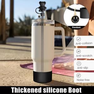 مجموعة إكسسوارات أكواب 7 Stan لطيفة ، سدادة غبار دب ، سلسلة كأس فراشة ، قينٌ متدلية لمدة 30 40 أونصة - Product Image 6