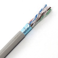 Cable de Comunicación de Red Personalizable, Impermeable, 305m, 0.51 Cca Cu, Cat 6, 6a, 7, Cat6, Cat6a, Cat5e, Cat7, UTP, FTP