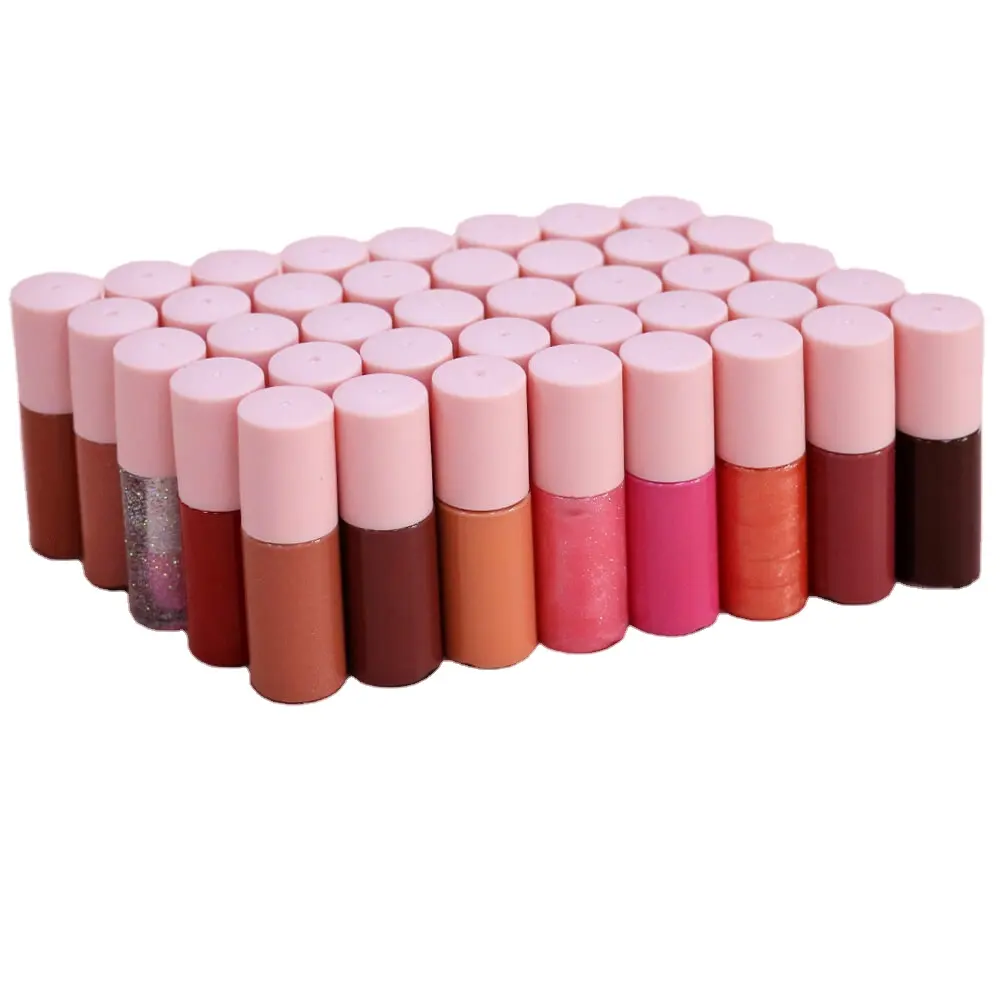 Lip Gloss Matte Mini Sampel Gratis, Lipgloss Cokelat, Lipstik Telanjang Glitter 2021