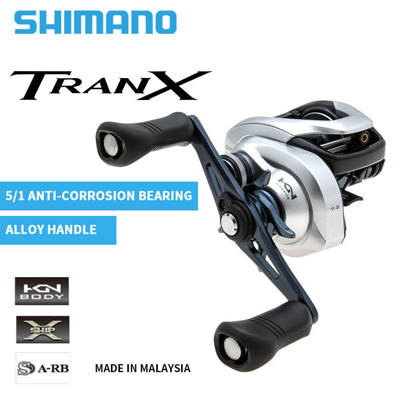 Low Profile Shimano Fishing Reel 5+1BB for Bait Casting, OEM