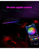 Kit de rétroéclairage LED pour Toyota Camry XV70 8ème génération 2018-2023, éclairage ambiant intérieur, contrôle double zone, installation facile