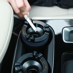 Creative Modern Plastic Portable Home & Car Ashtray with Water for Anti-Fly Ash & Anti-Smoke Smell Funnel Cover Box Packed - Product Image 4