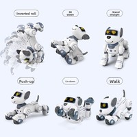 Jouet Robot Chien Électrique Interactif Intelligent en Plastique, Sensible au Toucher, Chantant et Dansant, Programmable, Télécommandé, pour Enfants - Vente en Gros
